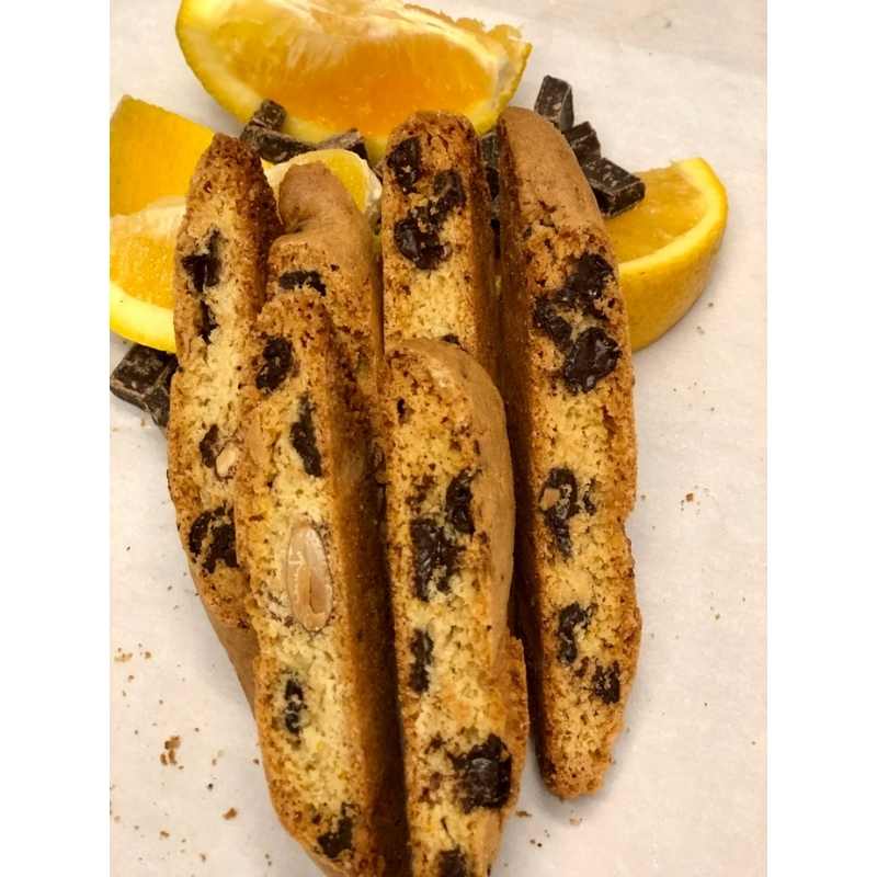 Dark Chocolate & Orange Almond Biscotti 3 Pack The Biscotti Company