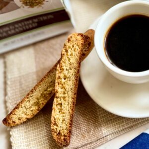 anise-biscotti paired with coffee