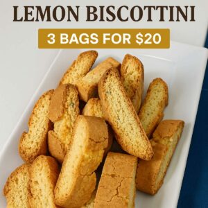 Lemon Biscottini - 3pack Sampler