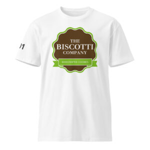 DUNK. CRUNCH. REPEAT. Unisex T-Shirt (#01 Sleeve) | The Biscotti Company